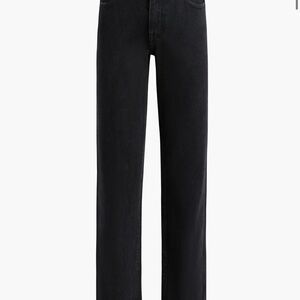KHAITE women’s Dark Charcoal Straight Jeans